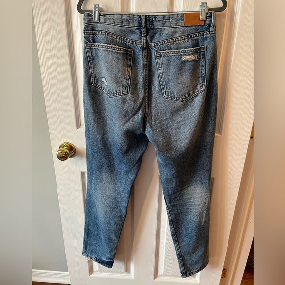 Mango MNG Denim Relax Distressed Jeans sz 6 - Picture 8 of 12